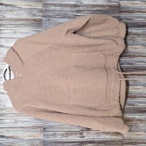 American Eagle Outfitters Blush Sherpa Hoody Size XL